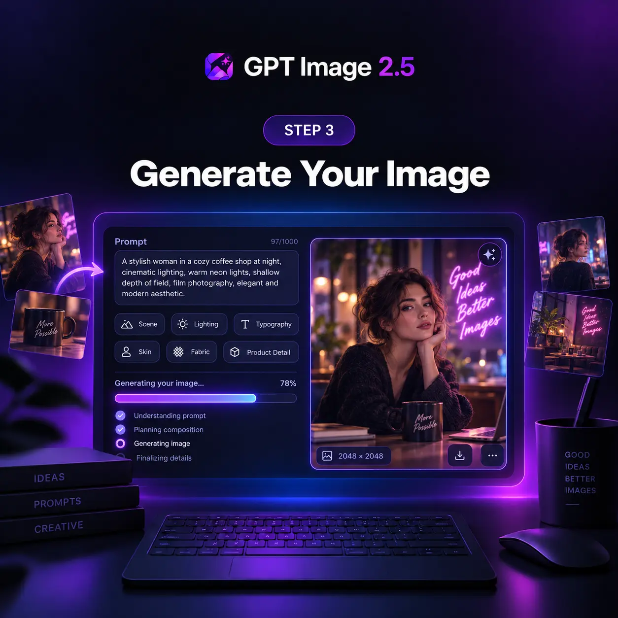 Generate an image with GPT Image 2.5